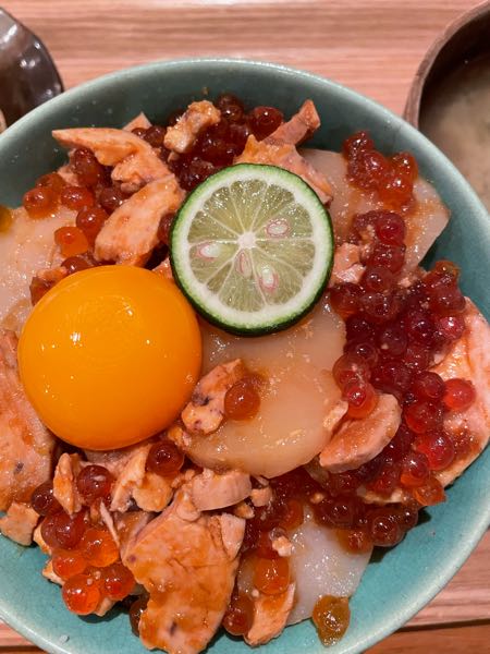 痛風丼(月見ver)
